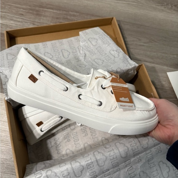 Project Cloud Seasalt Men’s Boat Shoes. size 10